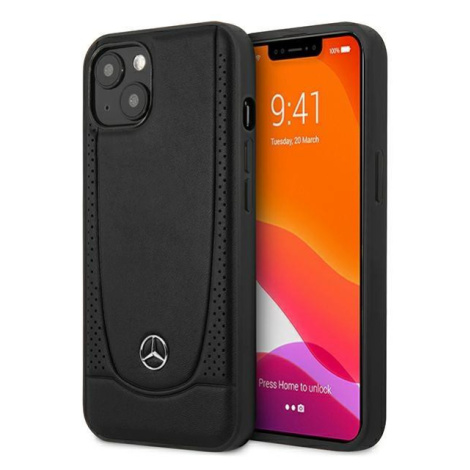 Mercedes MEHCP14MARMBK hard silikonové pouzdro iPhone 14 PLUS 6.7" black Leather Urban