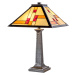 Artistar Stolní lampa KT1836-40+P1836 v Tiffany stylu
