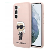 Karl Lagerfeld KLHCS23SSNIKBCP pouzdro case kryt Samsung S23 S911 růžové