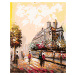 Malování podle čísel - PŘEKRÁSNÁ PAŘÍŽ Rozměr: 40x50 cm, Rámování: vypnuté plátno na rám