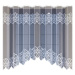Dekorační žakárová záclona s řasící páskou EIMI 160 bílá 300x160 cm MyBestHome