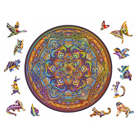Prémiové dřevěné puzzle pro dospělé Mandala Dokonalá harmonie L 200 el