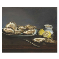 Edouard Manet - Obrazová reprodukce Oysters, 1862, (40 x 35 cm)