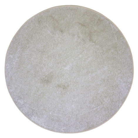 Vopi koberce AKCE: 200x200 (průměr) kruh cm Kusový koberec Capri Lux cream kruh - 200x200 (průmě