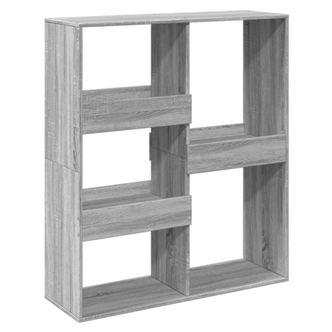 vidaXL Dělicí stěna šedá sonoma 100 x 33 x 115 cm kompozitní dřevo