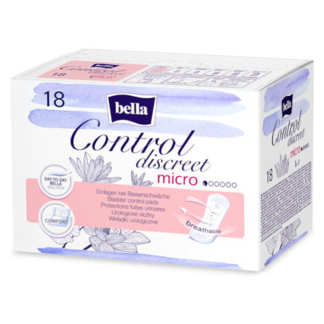 Bella Control Discreet micro urologické vložky 18 ks