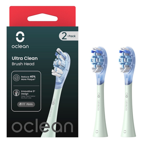 OCLEAN Ultra Clean UC01 náhradní hlavice zelené 2 ks