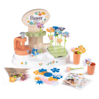 Květinářství s vlastní výrobou květin Flower Market Smoby z různých textilních lupínků 104 doplň