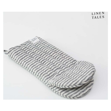 Lněná chňapka Thin Black Stripes – Linen Tales