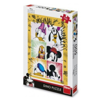 Dino Puzzle Mickeyho parta 47x33cm 500 dílků v krabici 33,5x23x3,5cm