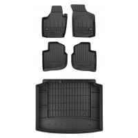 Set 3D gumové rohože Škoda Rapid Spaceback 2012-2019