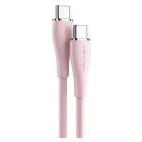 Kabel Vention USB-C 2.0 to USB-C 5A Cable TAWPG 1.5m Pink Silicone