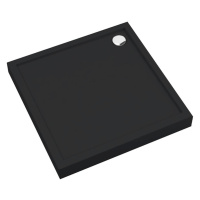 Vanička čtvercová Black Mat 80x80x12 Espera Plus AQM4630CMG