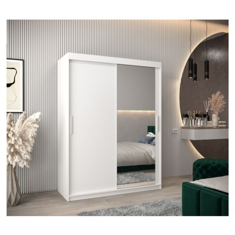 Skříň s posuvnými dveřmi v šířce 150 cm TIMEA 2 - bílá