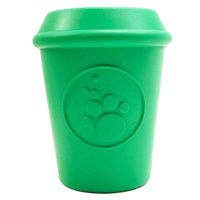 SodaPup Coffeecup na pamlsky a žvýkání, Original – Zelený Velikost: Medium – 8,6 x 6,7 cm