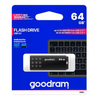 Flash disk GOODRAM USB 3.0 64GB bílo-černý