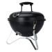 Home Elements Kulatý gril BBQ, 37 cm, černý