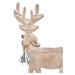 4Home Dekorace z mangového dřeva Nordic Reindeer, 33 cm