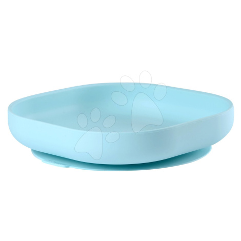 Beaba talíř pro miminka ze silikonu 913430 modrý