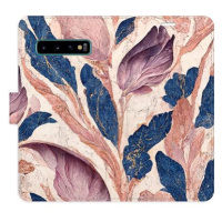 iSaprio flip pouzdro Old Leaves 02 pro Samsung Galaxy S10