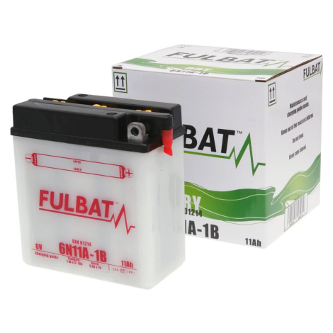 Baterie Fulbat 6V 6N11A-1B, včetně kyseliny FB550501