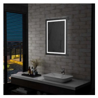 Koupelnové zrcadlo s LED světly a dotykovým senzorem 60 x 80 cm