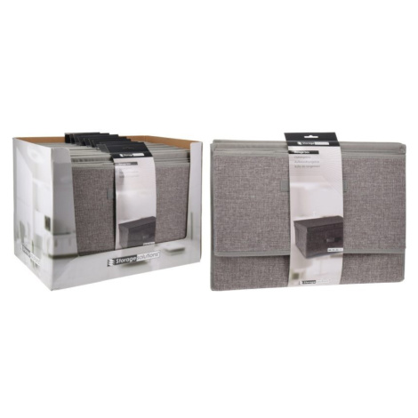 HOMESTYLING Úložný box 44x33x22 cm textil šedý KO-101001750seda