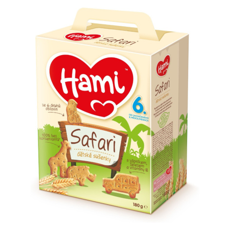 Hami Safari dětské sušenky 180 g