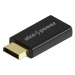 AlzaPower DisplayPort (M) to HDMI (F) 4K 60Hz černý