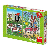 KRTEK SE RADUJE 2x48 Puzzle NOVÉ