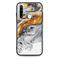 TopQ LUXURY Xiaomi Redmi Note 8T pevný Marble šedo-zlatý 46898