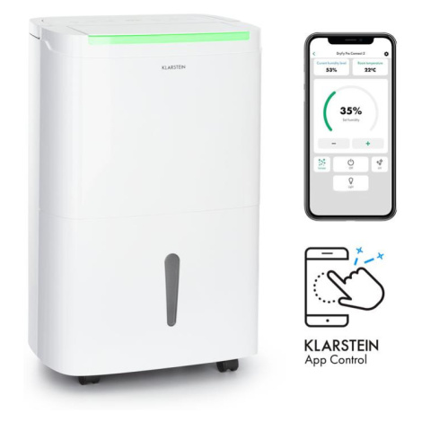 Klarstein DryFy Connect 50 Smart, Odvlhčovač vzduchu, Wi-Fi, Kompresní, 50 l/d, 45–55 m², Bílý