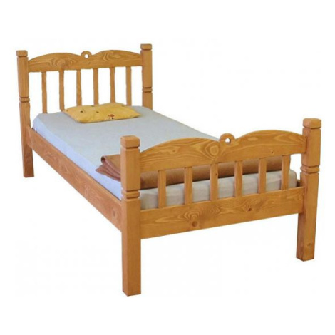Dřevěná postel Classic jednolůžková FOR LIVING