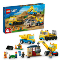 Vozidla ze stavby a demoliční koule - Lego City (60391)