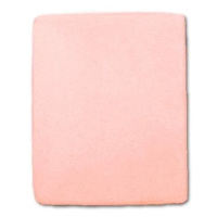 New Baby Nepromokavé prostěradlo 120 × 60 cm růžové