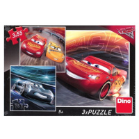 DINO - Walt Disney Cars3: Trénink 3x55 dílků