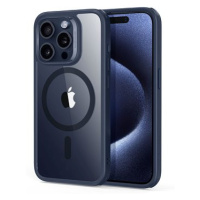 ESR Classic Hybrid Case (HaloLock), Compatible with iPhone 15 Pro Max, Clear Dark Blue