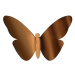Nástěnná 3D dekorace Crearreda SD Bronze Butterflies 24013 Bronzoví motýli