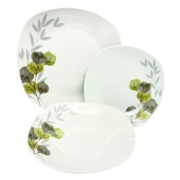 HOME ELEMENTS Porcelánová sada talířů, 18 kusů, Olše