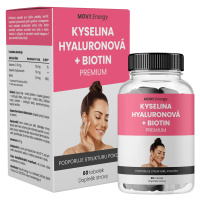 MOVIT ENERGY Kyselina hyaluronová + Biotin PREMIUM 60 tobolek