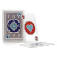 Kikkerland Vodotěsné průhledné hrací karty