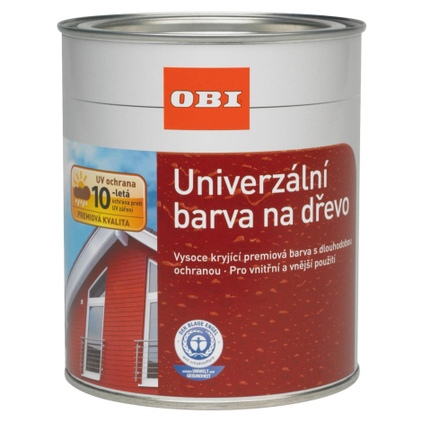 OBI Univerzální barva na dřevo mechově zelená 750 ml