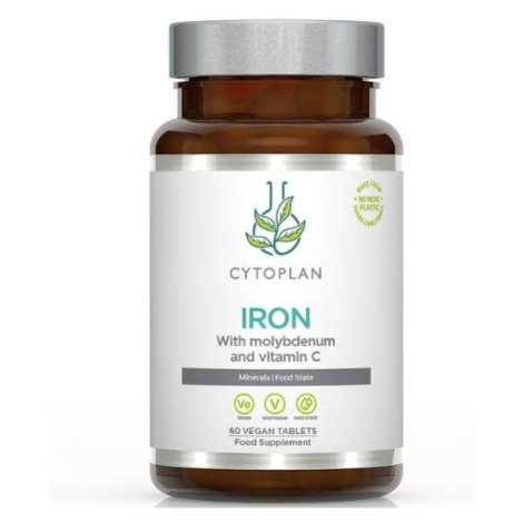 Cytoplan Iron - Železo s vitamínem C a molybdenem 60 veganských tablet