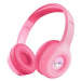 Trust NOUNA Wireless Kids headphones růžová