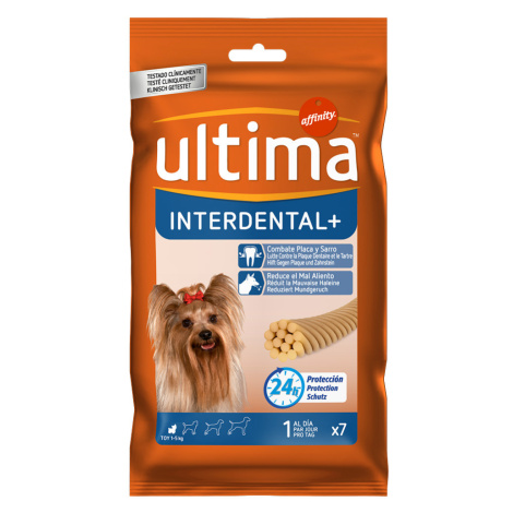 Ultima Snack Interdental pamlsky - výhodné balení: 3 x 70 g Affinity Ultima