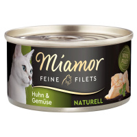 Miamor Feine Filets Naturell kuře a zelenina 24 × 80 g