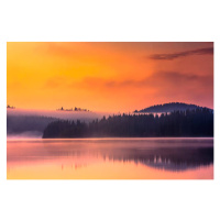 Fotografie Perfect Lake Morning, Evgeni Dinev Photography, 40 × 26.7 cm