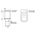 Kerasan WALDORF WC kombi mísa 40x68cm, spodní/zadní odpad, bílá