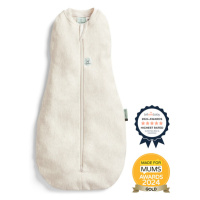 ERGOPOUCH Zavinovačka a pytel na spaní 2v1 Cocoon Oatmeal Marle 0-3 m, 3-6 kg, 0,2 tog