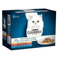 Gourmet Perle multipack minifiletky ve šťávě – mix. výběr 12 × 85 g